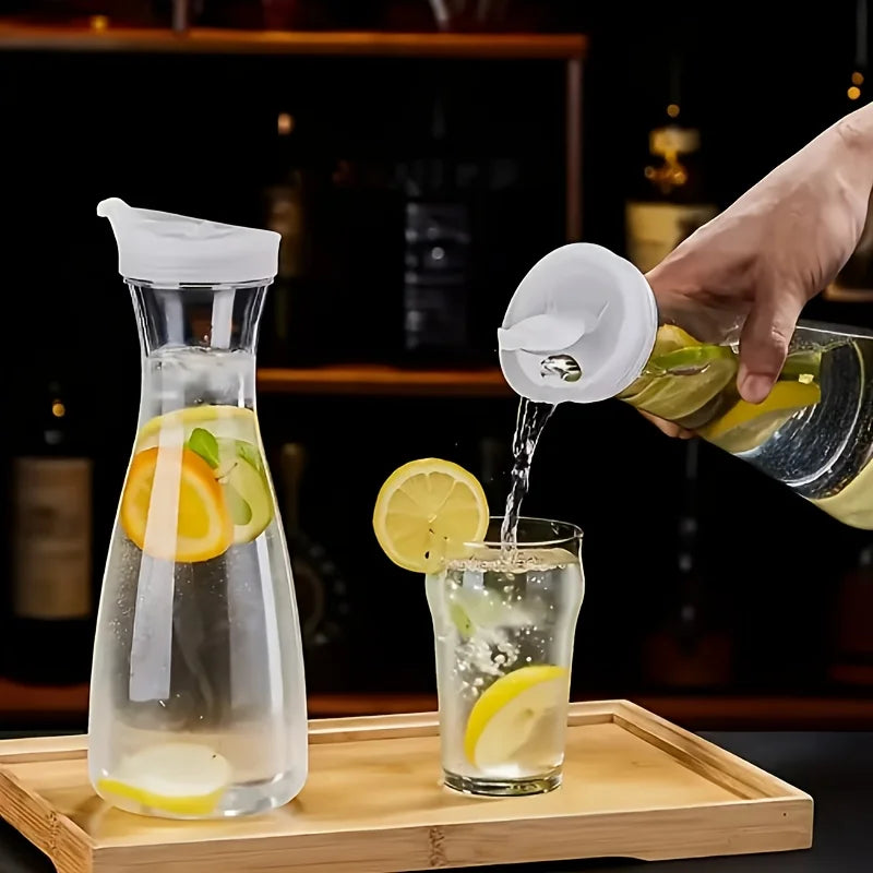 600/1100/1600ml plastics Juice Cold Water Bottle Large Capacity Coffee Milk Pot Heat-resistant Water Pitcher Jug Drinkware