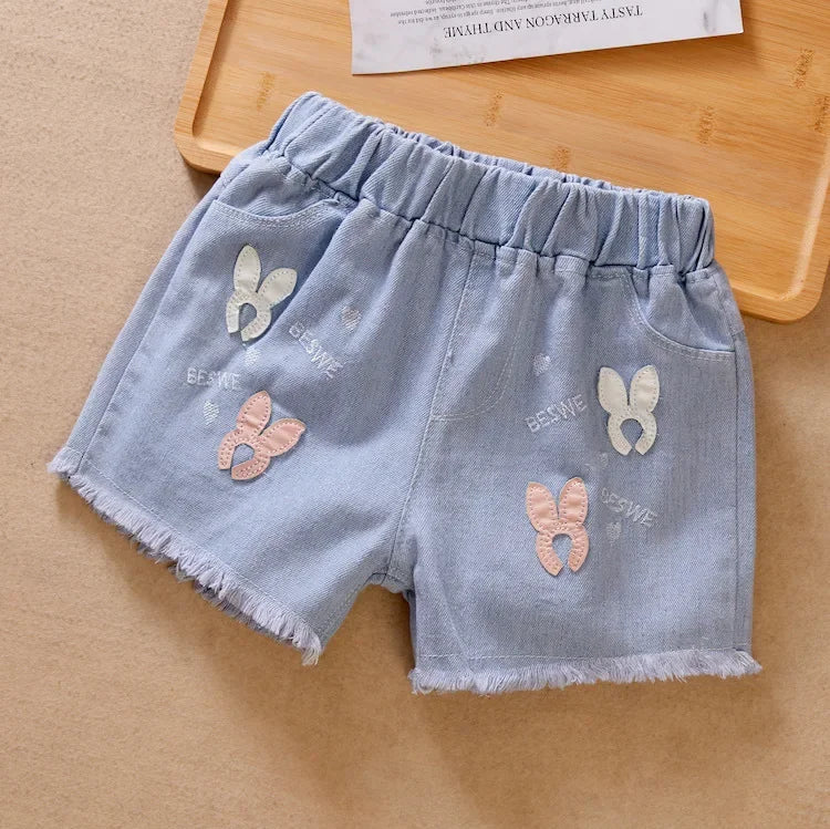 New Denim Shorts for Summer Korean Style Baby Versatile Thin Style for Children's Summer Outfits