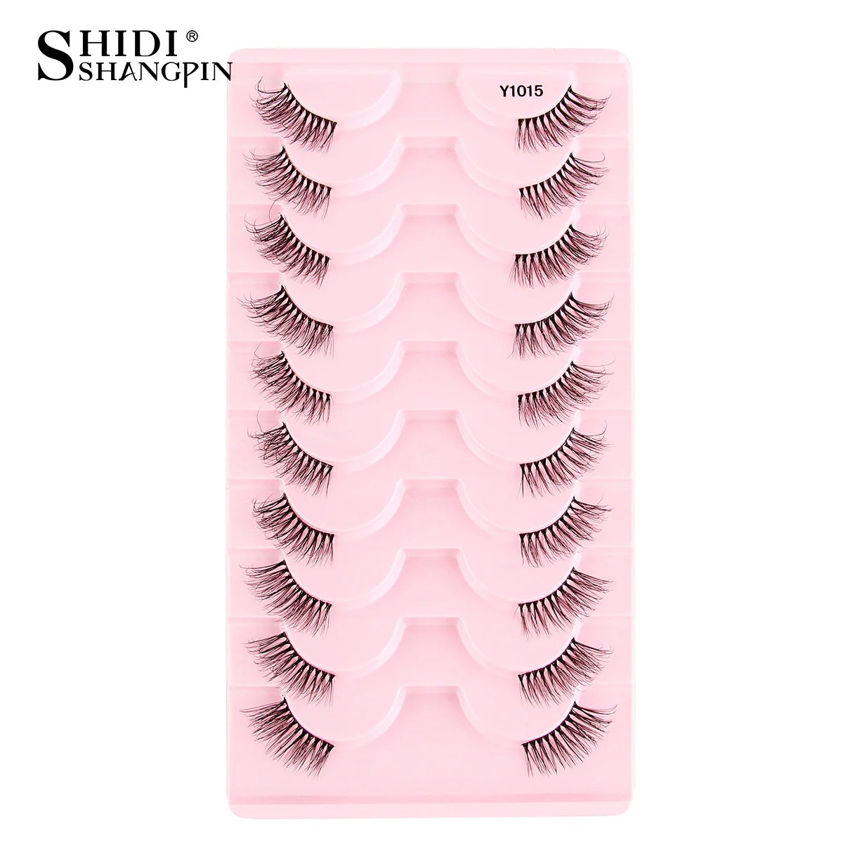 Half Eyelashes False Lashes 10-5 Pairs Cat Eye Eyelashes Eyelash Extension 3D Mink Half Lash Natural Makeup faux Cils maquiagem
