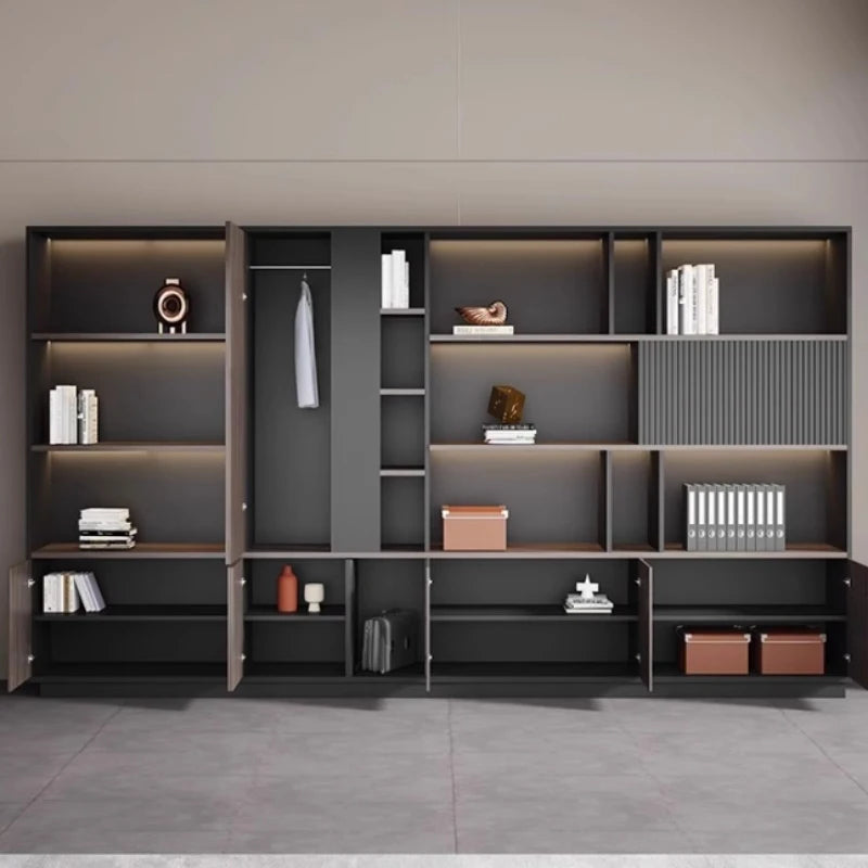 cabinet 3-tier storage bookshelf office stationery living room children's bookstore Wooden shelf Stand for books furniture