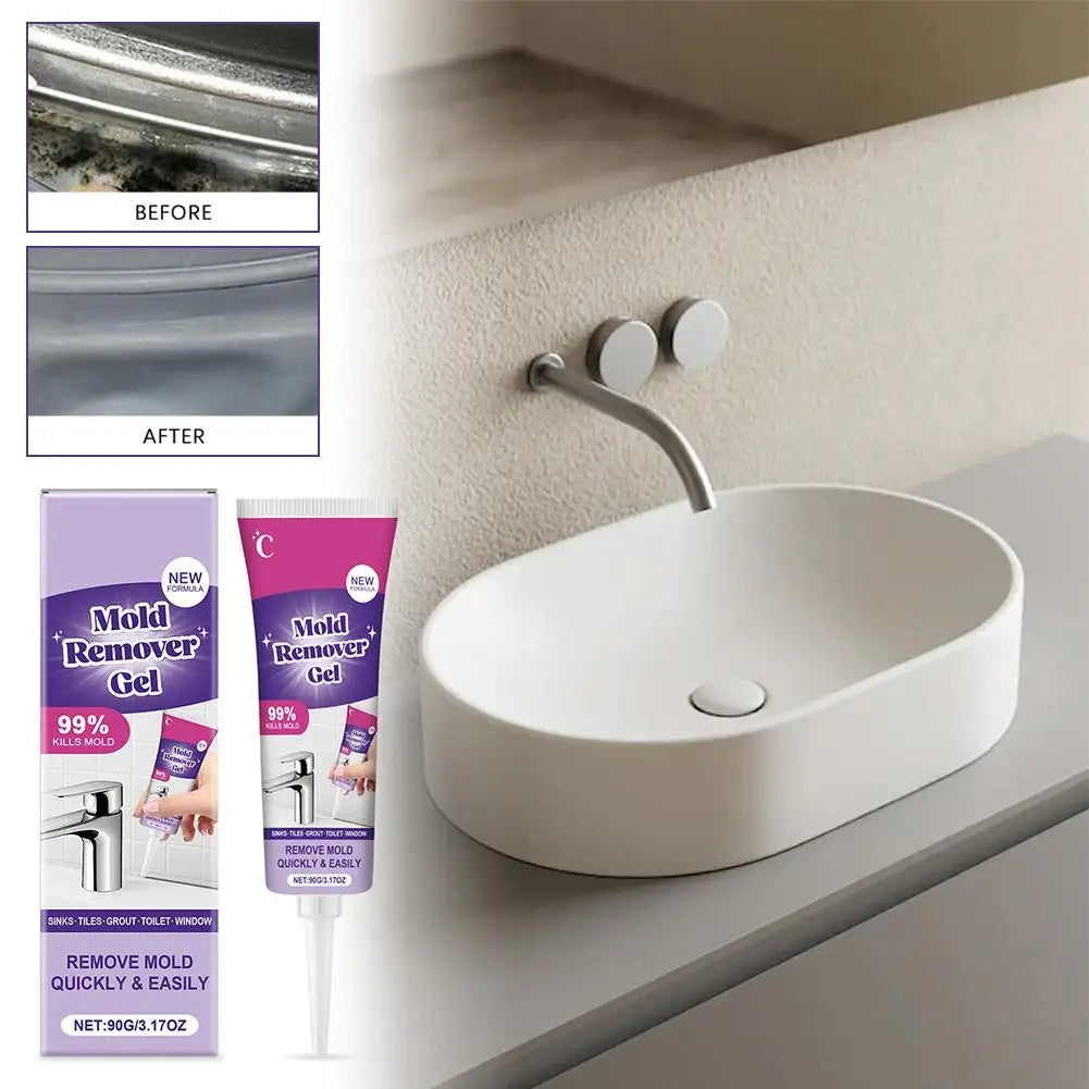 Cleaner Gel Powerful Household Remover Gel for Wall Tiles Grout Sealant Bathroom Cleaning Home Kitchen Sinks Cleaning