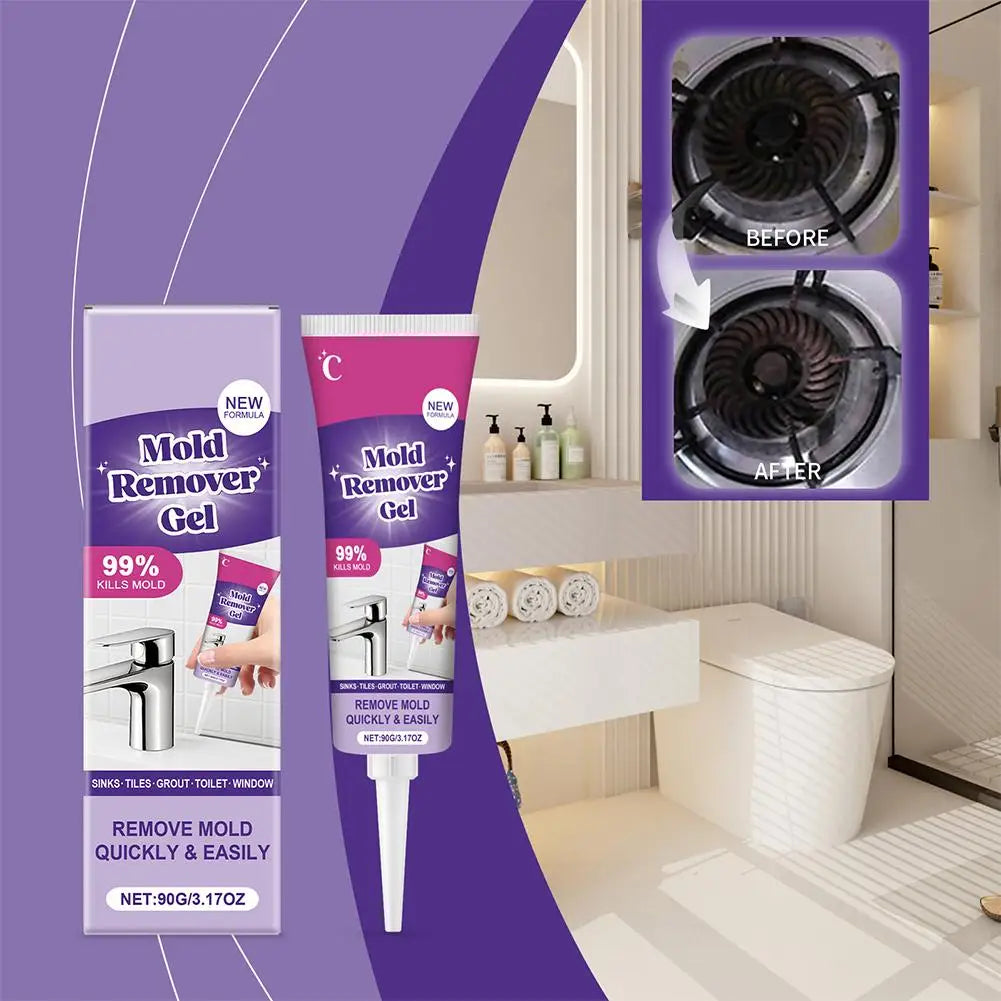 Cleaner Gel Powerful Household Remover Gel for Wall Tiles Grout Sealant Bathroom Cleaning Home Kitchen Sinks Cleaning