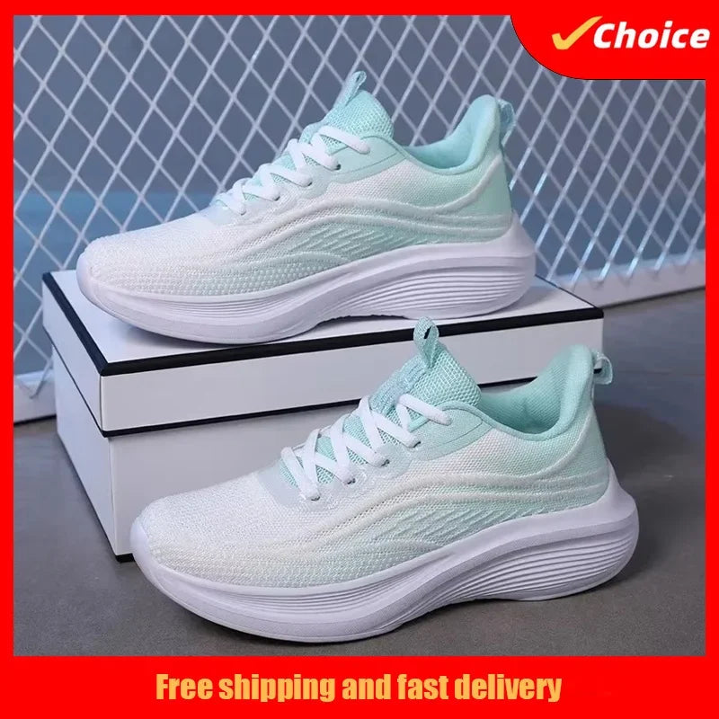 Womens Running Shoes Breathable Sport Tennis Sneakers Athletic Outdoor Gym Training Jogging Walking Shoes for Ladies