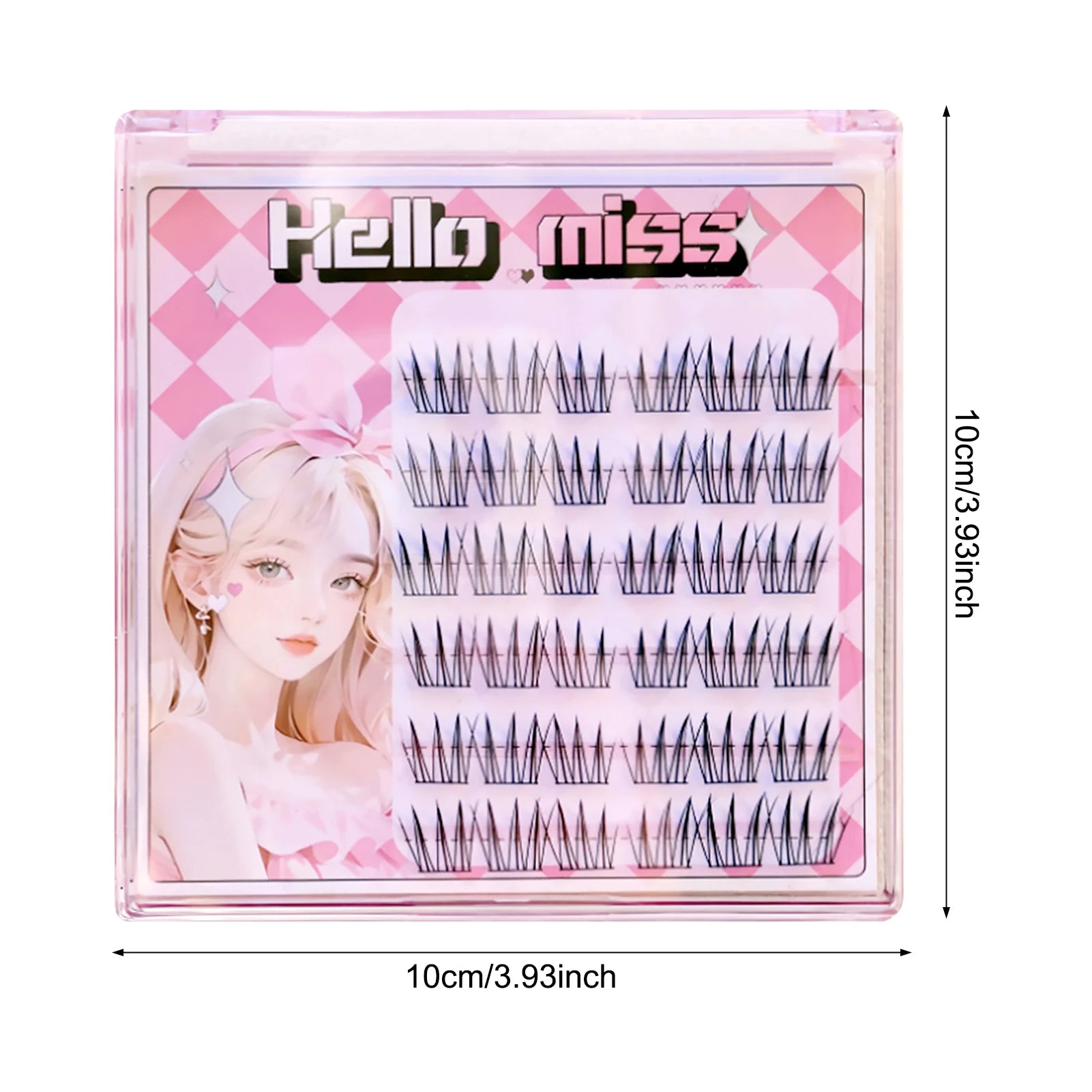 Natural Cosplay False Eyelashes No Glue Need Eyelash Clusters False Eyelashes for Eye-Lifting Effect DIY Makeup Use Makeup Tools