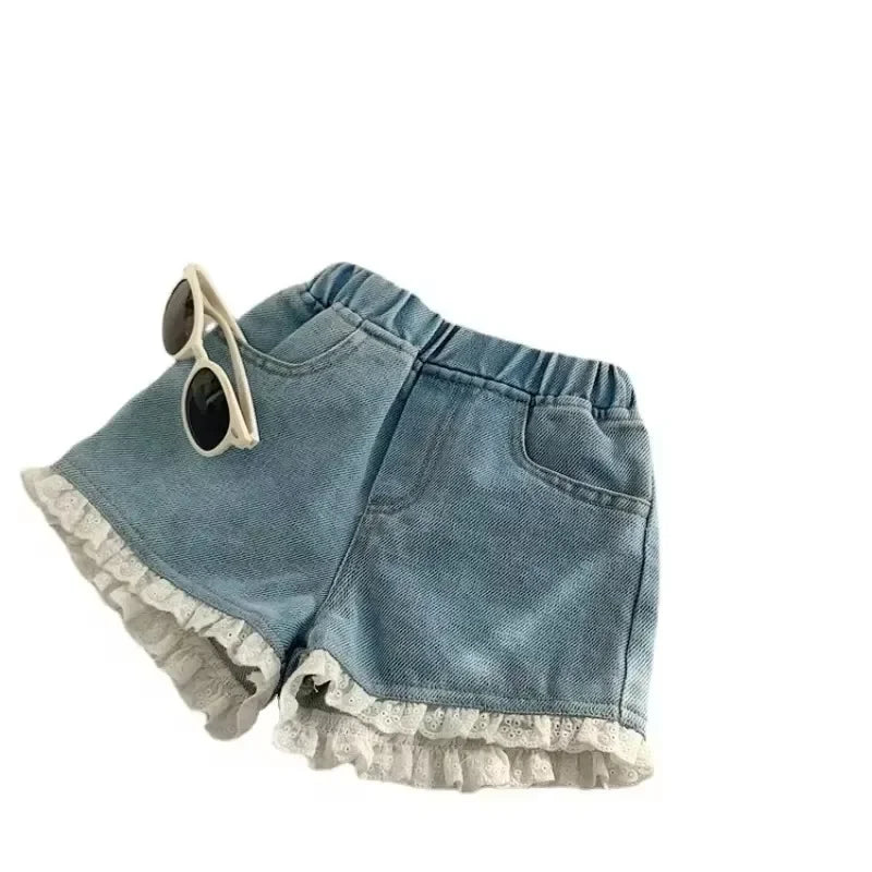 New Denim Shorts for Summer Korean Style Baby Versatile Thin Style for Children's Summer Outfits