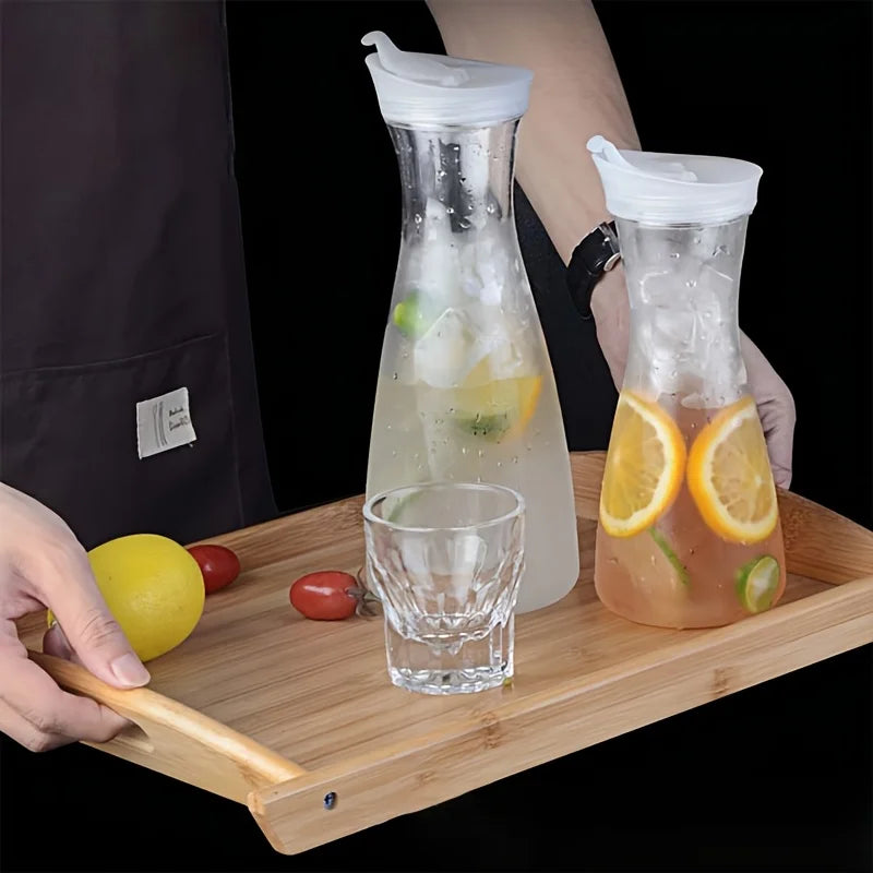 600/1100/1600ml plastics Juice Cold Water Bottle Large Capacity Coffee Milk Pot Heat-resistant Water Pitcher Jug Drinkware