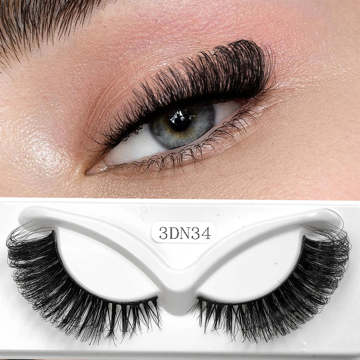 DD Crul Cat Eye Lashes Long Lashes Cat Eye Look Wispy Lashes Eye