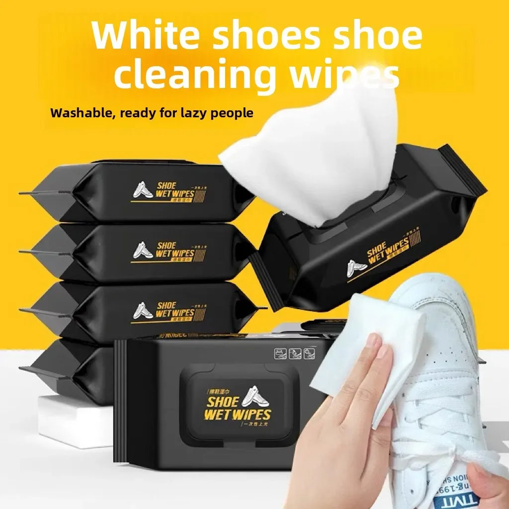 Shoe Cleaning Products Clean Slippers Cleaner Mobile Wipes for Trips Household Wipes Disposable Shoes Sneakers Merchandises Home