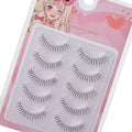 5 Pairs False Eyelashes A Type Eyelashes Upgraded Lash U-shaped 0.14mm Transparent Stem Soft Natural Eye Lashes Mink