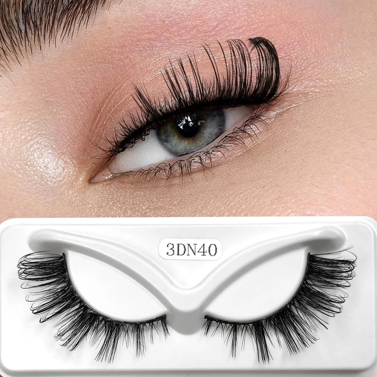 DD Crul Cat Eye Lashes Long Lashes Cat Eye Look Wispy Lashes Eye