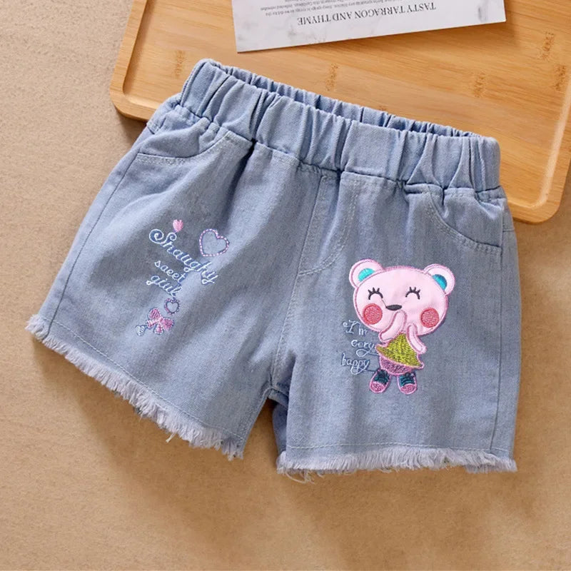 New Denim Shorts for Summer Korean Style Baby Versatile Thin Style for Children's Summer Outfits