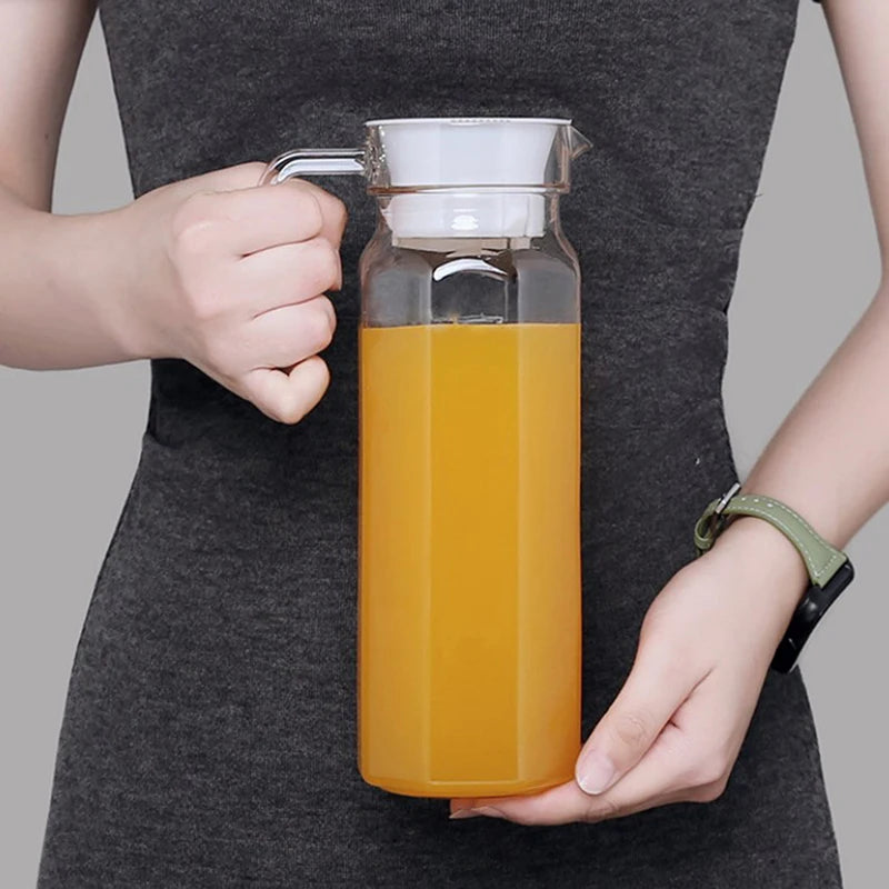 1.1L Water Juice JUG Pitcher Plastic Transparent Bottle For Storing Juices And Drinks For Drink Storage Pot Outdoor Tableware