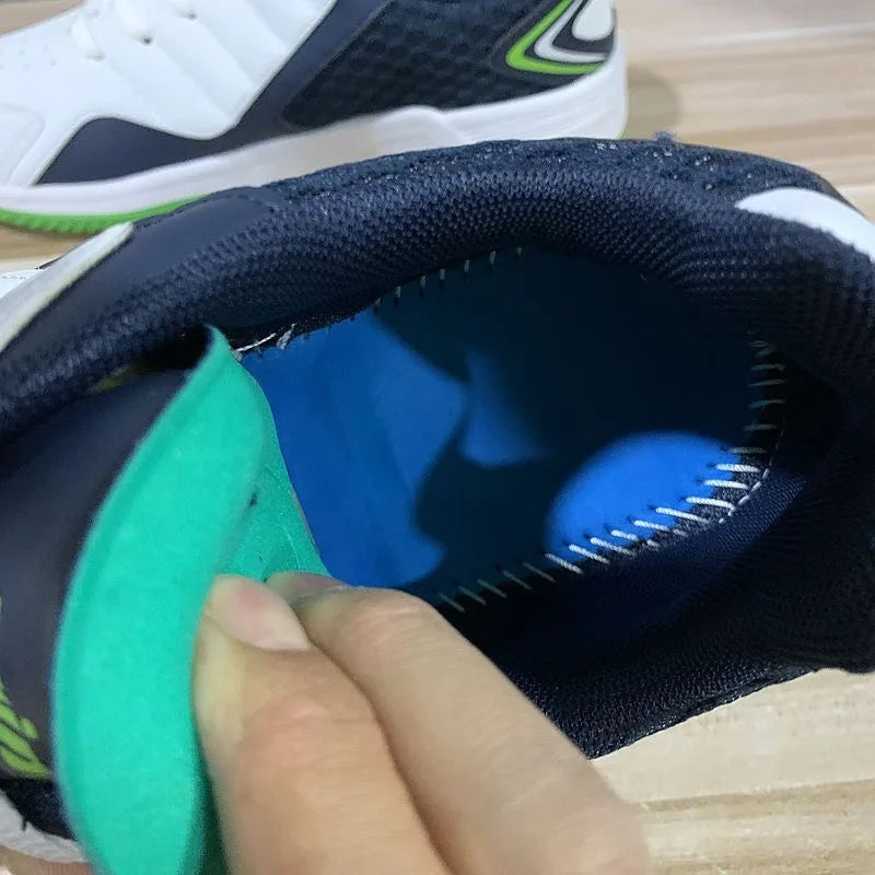 Professional Tennis Shoes Men Women White Leather Badminton Training Couples Anti-Slippery Sport Sneakers Man Training Shoes