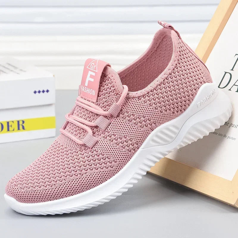 Tenis Feminino 2025 Women Tennis Shoes Sneakers Comfortable Breathable Platform Shoes Fashion Women Versatile Lace-up Shoes