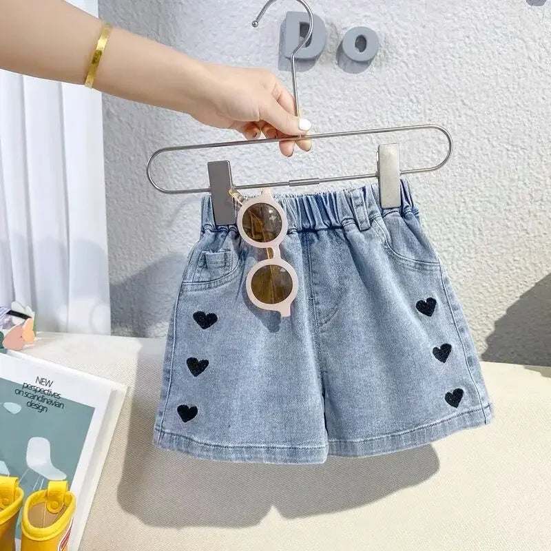 New Denim Shorts for Summer Korean Style Baby Versatile Thin Style for Children's Summer Outfits