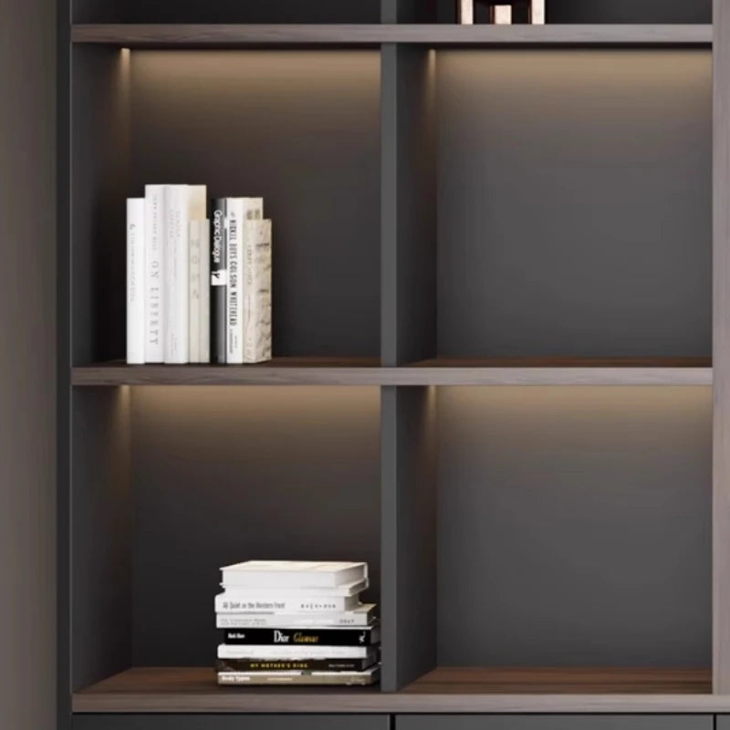 cabinet 3-tier storage bookshelf office stationery living room children's bookstore Wooden shelf Stand for books furniture