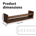 3Pcs Wooden Floating Shelves Wall Mounted Book Shelves Multi purpose Storage Rack Floating Nursery Book Shelves for Home Bedroom