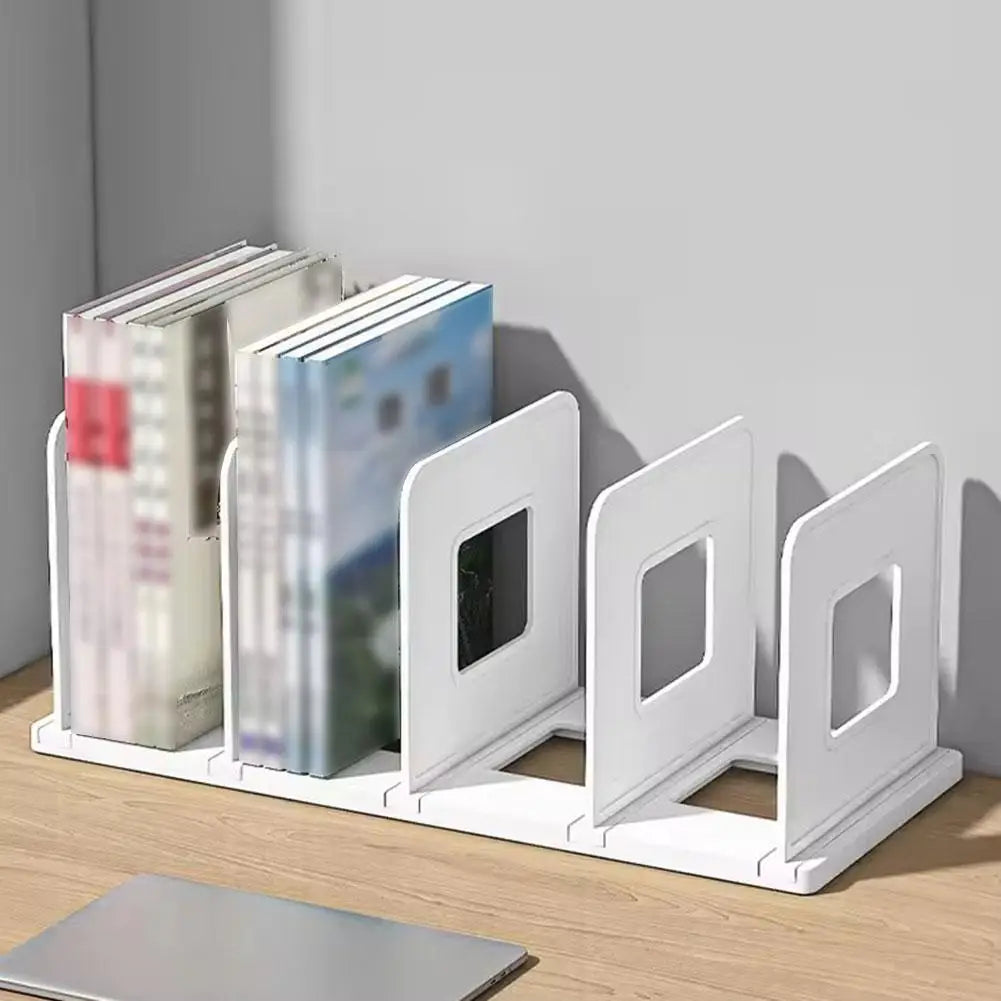 Book Stand Desktop Book Support Bookshelf Classification Storage Book Holding and Fixing Books Office Stationery Storage