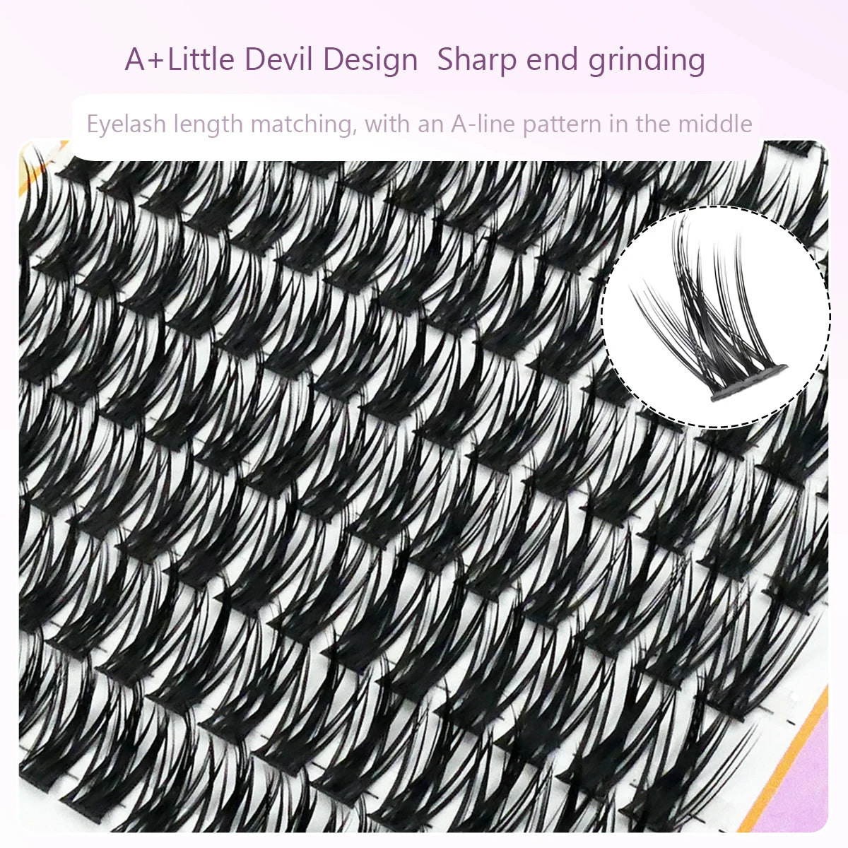 Large capacity wheat ear fake eyelashes anime eyelashes natural eyelashes cosplay single cluster fake eyelashes beginner makeup