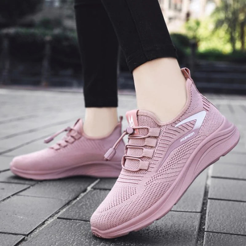 Women Tennis Sneakers Flats Ladies Fashion Mixed Colors Lace-up Vulcanized Shoes Spring Autumn Woman Outdoor Trainers Footwear