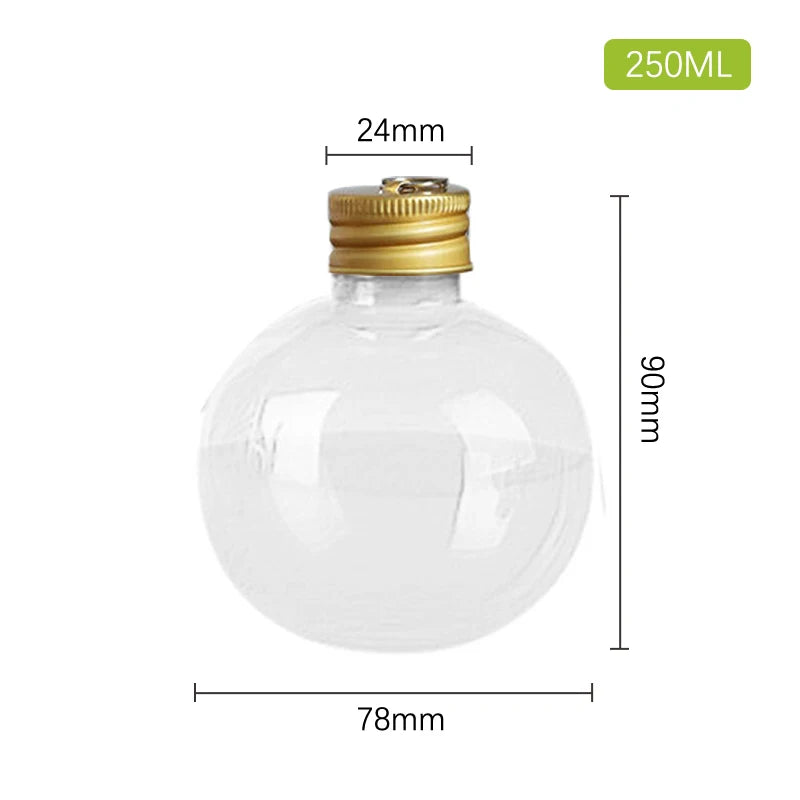 Disposable Drink Bottles Juice Storage Bottles Beverage Milk Tea Bottles Cute Bear Juice Drink Milk Tea Sealed Bottle