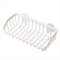 1pc Multi-functional Suction Cup Dishwashing Sponge Rack, Hanging Storage Rack, Draining Rack, Sink Rack, Kitchen Accessories