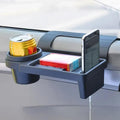 Car Window Multifunctional Storage Tray Organizer - Vehicle Door Side Hanging Storage Rack, Cell Phone Storage Box, Water Cup Holder, Universal Fit Vehicle Accessory,Father's Day Gift