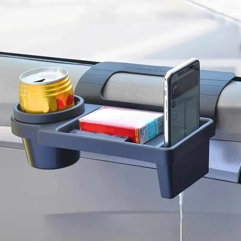 Car Window Multifunctional Storage Tray Organizer - Vehicle Door Side Hanging Storage Rack, Cell Phone Storage Box, Water Cup Holder, Universal Fit Vehicle Accessory,Father's Day Gift