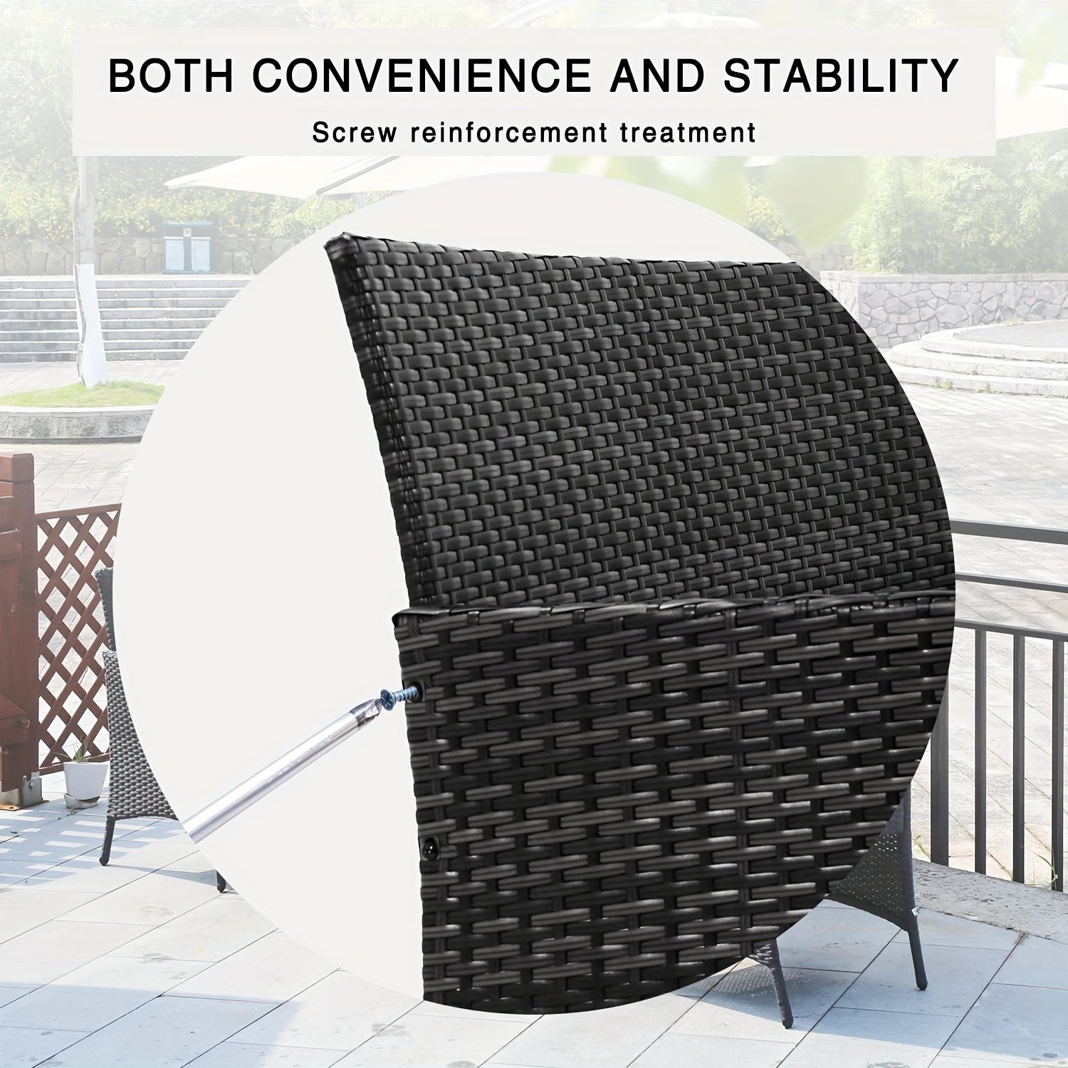 4 Pieces Patio Furniture Set - Wicker Rattan Sofa with Soft Cushion and Glass Table - Outdoor Furniture for Garden, Yard, Pool, or Backyard - Perfect for Relaxing and Entertaining - Ideal Gift for Housewarming