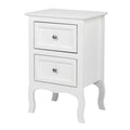 Bonnlo Compact Nightstand with Drawer - Space-Saving Bedside Table, No Assembly Required, Sturdy MDF Construction, Modern Minimalist Design for Small Bedrooms, Apartments, Dorms - Ideal for Bedside, Living Room, Home Office -