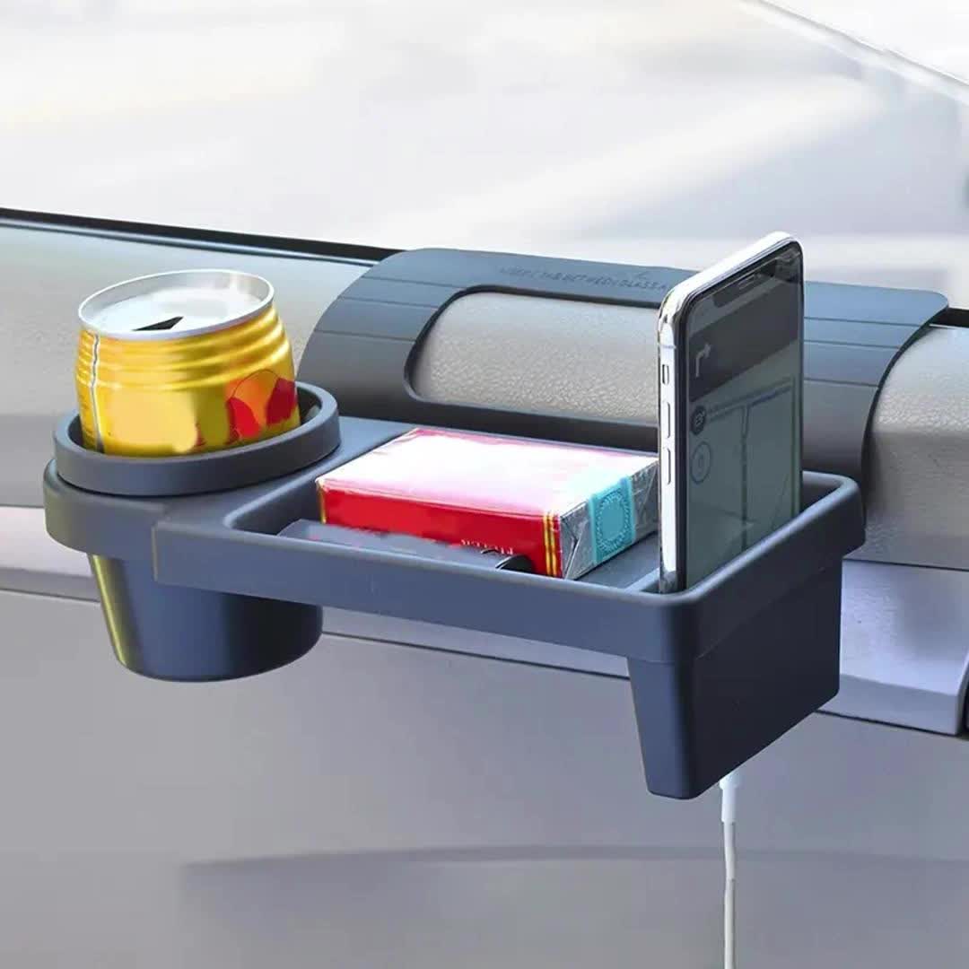 Car Window Multifunctional Storage Tray Organizer - Vehicle Door Side Hanging Storage Rack, Cell Phone Storage Box, Water Cup Holder, Universal Fit Vehicle Accessory,Father's Day Gift