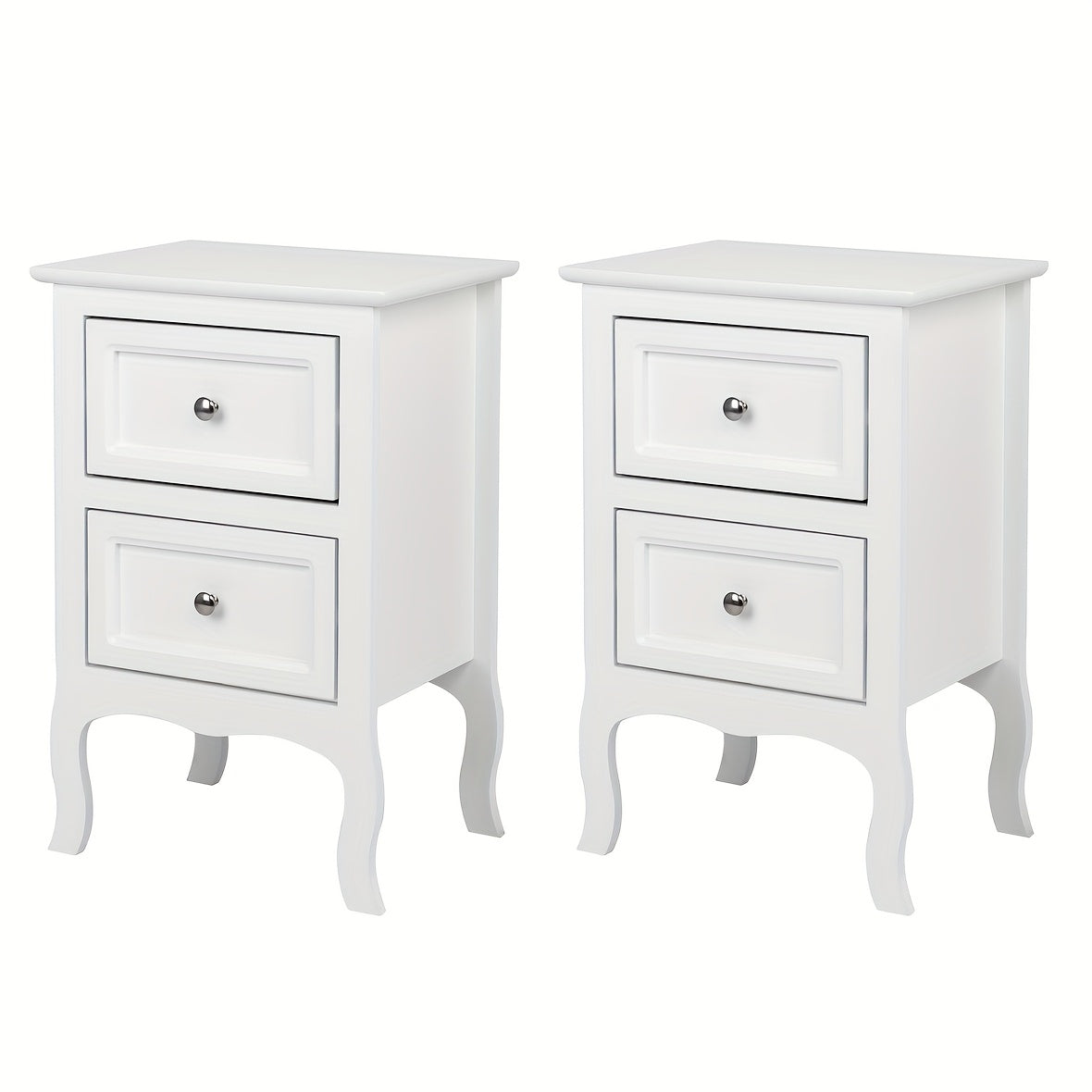 Bonnlo Compact Nightstand with Drawer - Space-Saving Bedside Table, No Assembly Required, Sturdy MDF Construction, Modern Minimalist Design for Small Bedrooms, Apartments, Dorms - Ideal for Bedside, Living Room, Home Office -