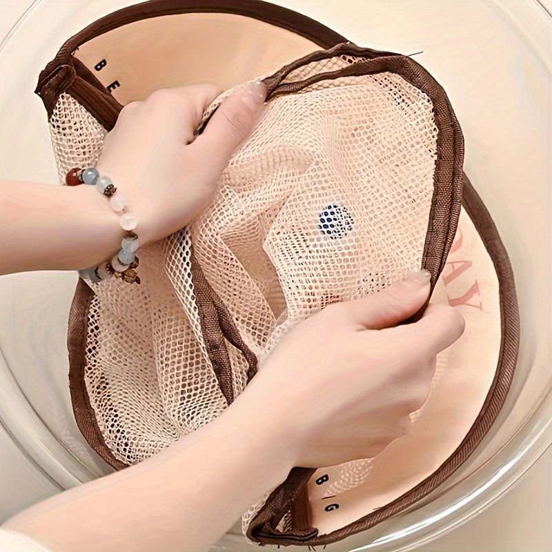 1pc Nylon Multi-Layer Mesh Hanging Storage Bag for Bedroom - Wall Mounted Wardrobe Organizer for Socks, Underwear - Space Saving, 3.2 Cu Ft Capacity