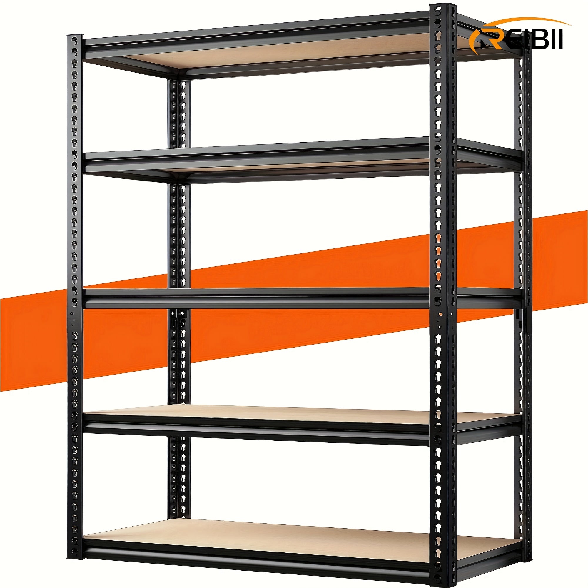 35.51" W X 11.89"D X 72"H Heavy Duty Storage Shelving 5 Tier Utility Rack Shelf, 2000LBS Adjustable Garage Shelves, Storage And Organization Easy To Assemble, Galvanized Steel Shelving Units For Pantry Kitchen, Mens Christmas