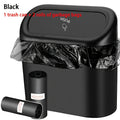 3pcs/set -1pc Trash Can + 2 Rolls Of Garbage Bags, Car Side Door Hanging Storage Box, Mini Creative Car Trash Can